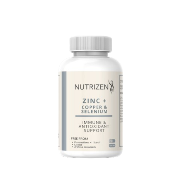 NutriZen Zinc + Copper &amp; Selenium - Immune &amp; Antioxidant Support