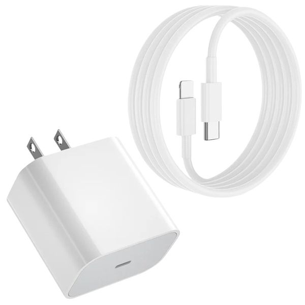 20W PD Charger Kit Compatible with iPhone 14-11/Pro Max/Plus/X/XR/XS