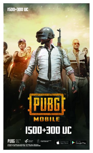 PUBG Mobile Unknown Cash - 1500 + 300 UC