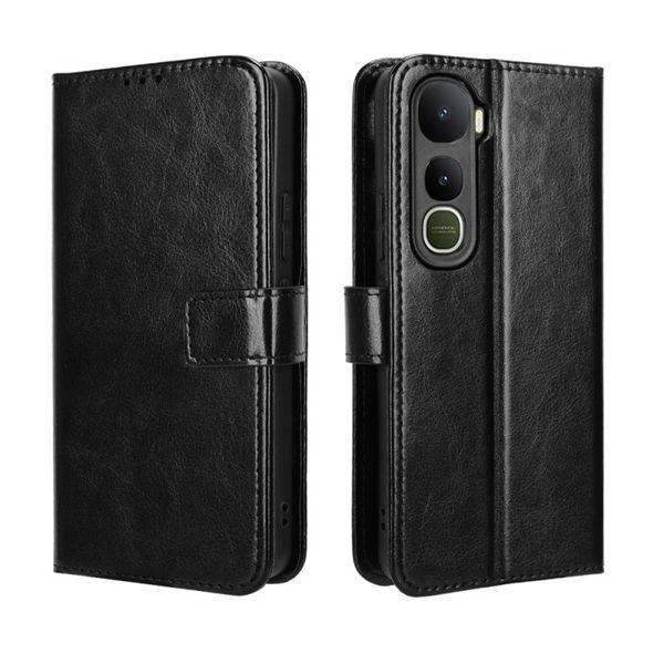 Crazy Horse Pattern Leather Case Compatible With Vivo V50 Lite 4G/5G