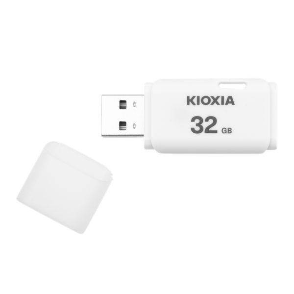Kioxia , 32gb, 2.0, USB, Works With Windows &amp; Mac, White