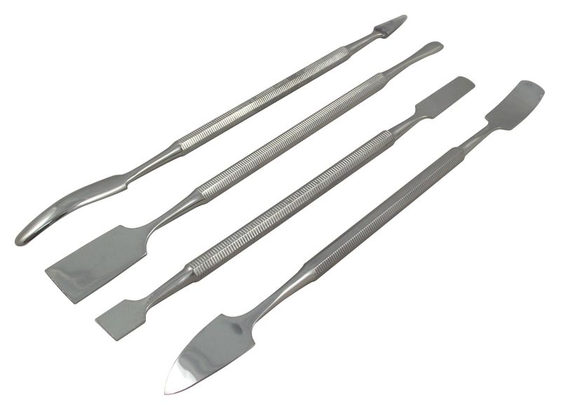 Ideal-Tek Spatula Kit, Stainless Steel, 4 Piece, 6.7