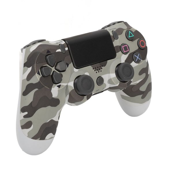 Wireless Controller Compatible with PS4/PS5 (Gray Camo)
