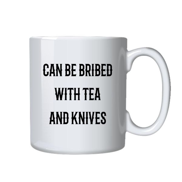 Tea and Knives Mug - Best Funny Novelty Cup Gift Idea for