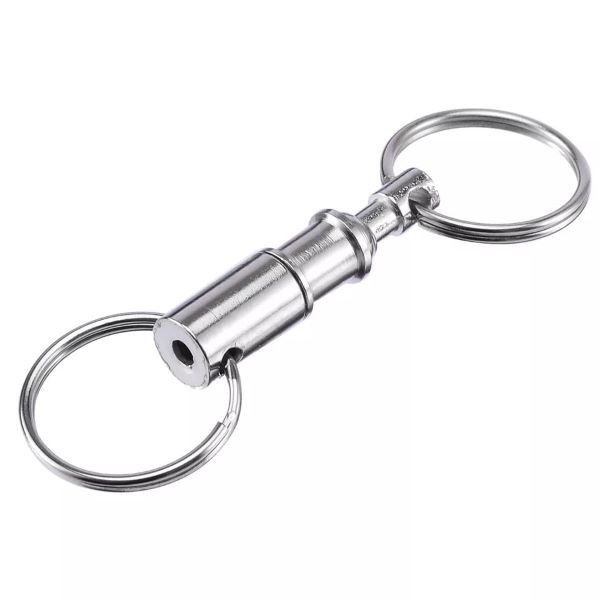 Quick Release Keychain /Detachable Key Rings/ Pull Apart Key Clip Keychain