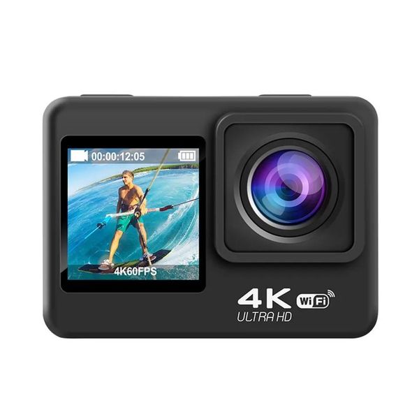 4K Ultra HD Waterproof Action Camera with Dual Screen and WiFi