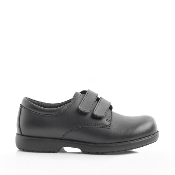 Green Cross 4173C Double Self-Fastening Strap Shoe Black