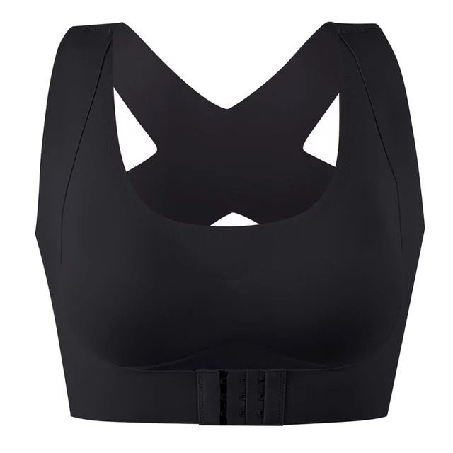 Front Tie-Posture Support Seamless Push Up Bra by Soul Apparel - Black ...
