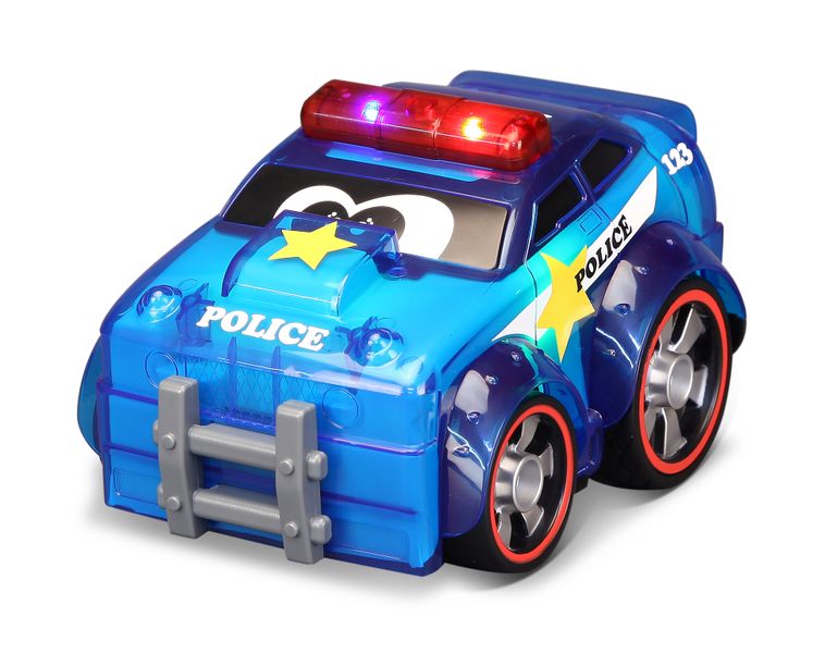 Bb Junior Push &amp; Glow - Police Car (17cm)