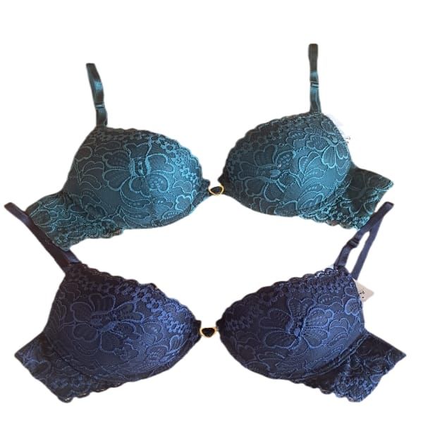 Lace Detailed Padded Bra - 2 Pack