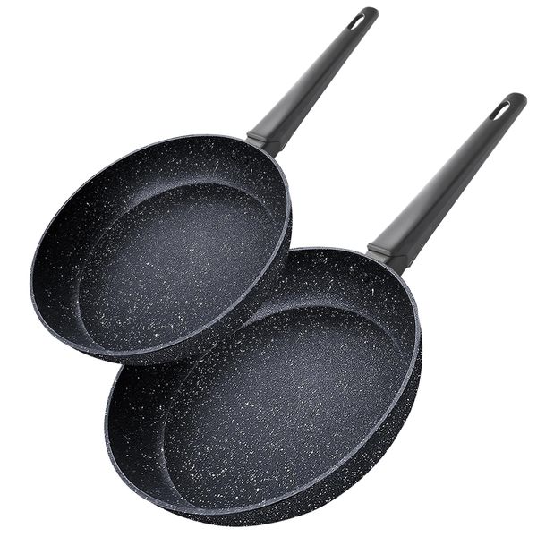 2 Piece Combo Set - Pro Non Stick Ecellent Quality Aluminum Frying Pan