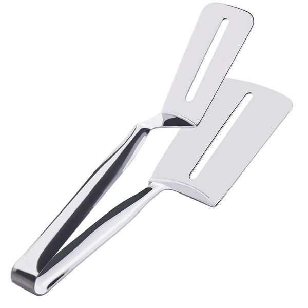 Kitchen Stainless Steel Frying and Cooking Clamp and Spatula