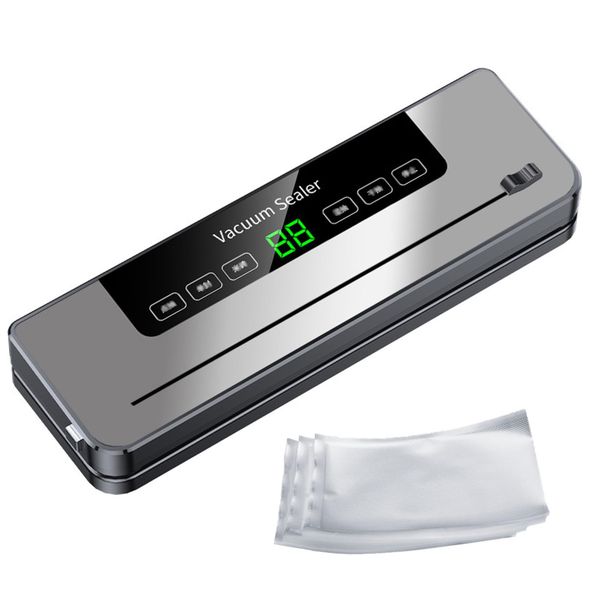 Vacuum Sealer Machine Built-in Bag Roll Storage and Cutter