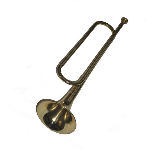 Bugle Long Single Pipe Brass