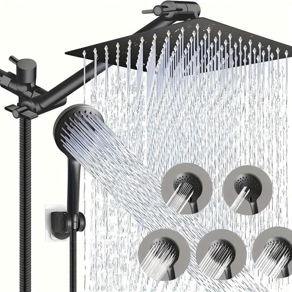 10-Inch High-Pressure Rain Shower Head Set