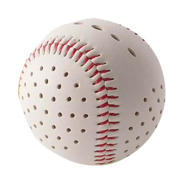 PU Leather Rechargeable Glow-in-the-Dark LED Baseball