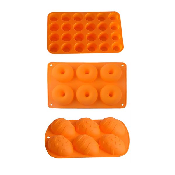 Silicone Cake Donuts Mold Trays Cooking Supplies