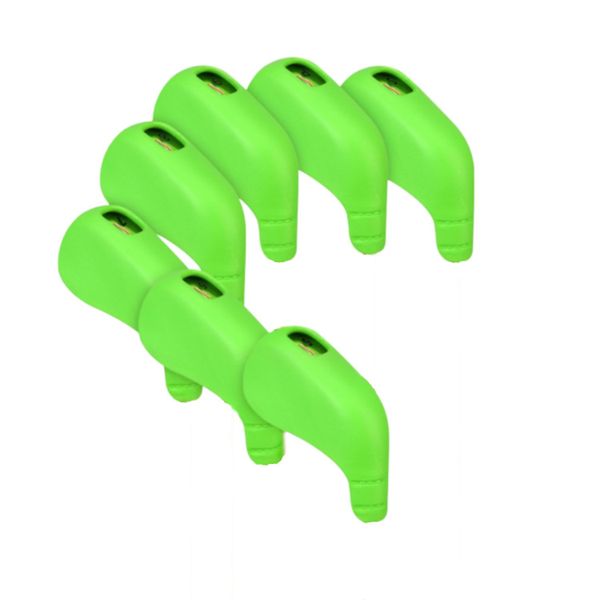 Golf Club Covers - 7 x Iron Head Covers | Rubber Protective Covers