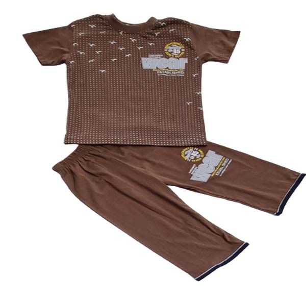 Little People Shop: Boys Brown Shorts - Casual Set