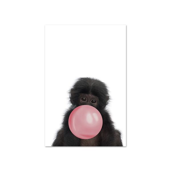 Large A2 size Canvas Print – Baby Gorilla