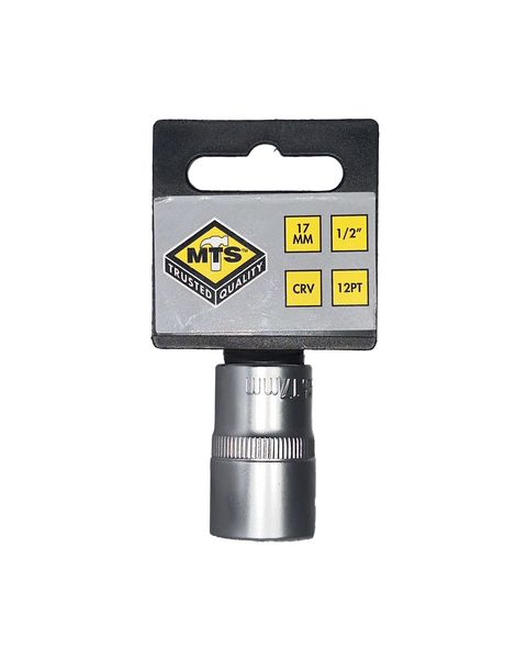 MTS - Socket 1/2" Bi Hex CRV - 17mm