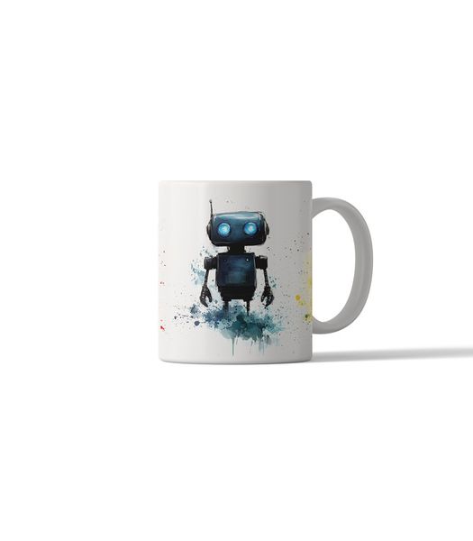 Retro Robot DSG 1 Printed Coffee Mug