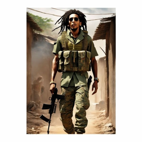 Bob Marley Gunman 101 - A1 Poster