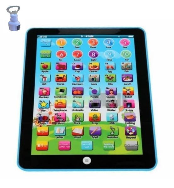 Interactive Educational Tablet for Kids with Batteries And Bottle Opener