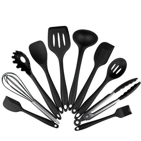 10 Piece Silicone Kitchen Utensil Set