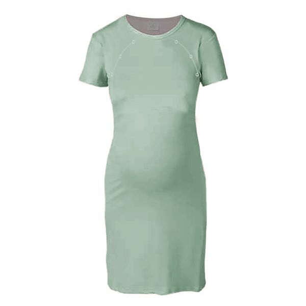 Hannah Grace Maternity Sage/Green Summer Birthing Gown