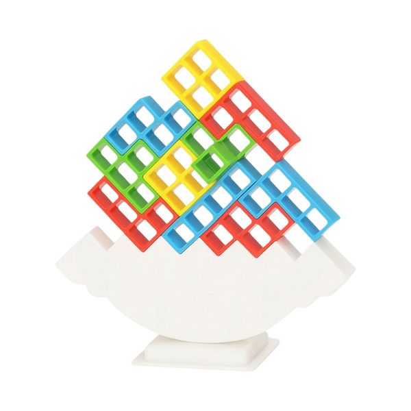 16-Piece Interactive Stacking Balance Blocks - Multicolor