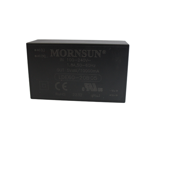 LDE60-20B05 5V 10A PCB Mount AC/DC Power Supply Module with 4KV Isolation