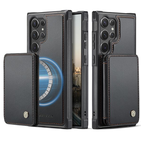 Magnetic Case Removable Card Holder Compatible With Samsung Galaxy S25 Ultra