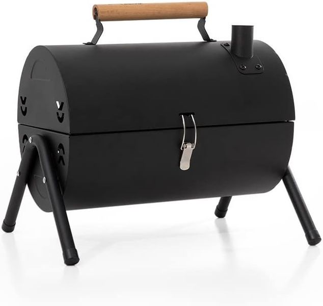 Portable Outdoor Charcoal Grill and Offset Smoke