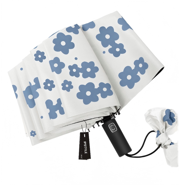 Reflective Umbrellas Black Glue Automatic Sunshade Sunscreen Rain Umbrella