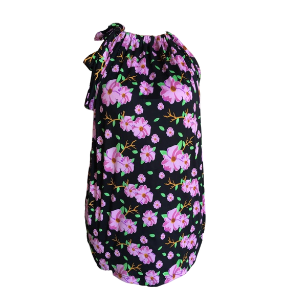 Up To 6Xl - Black &amp; Pink Floral image