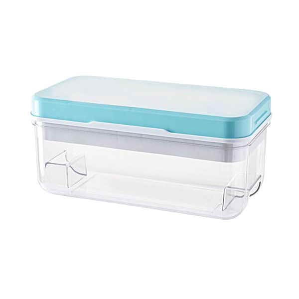 Easy Press Ice Cube Maker Ice Box (32 Small Cubes)