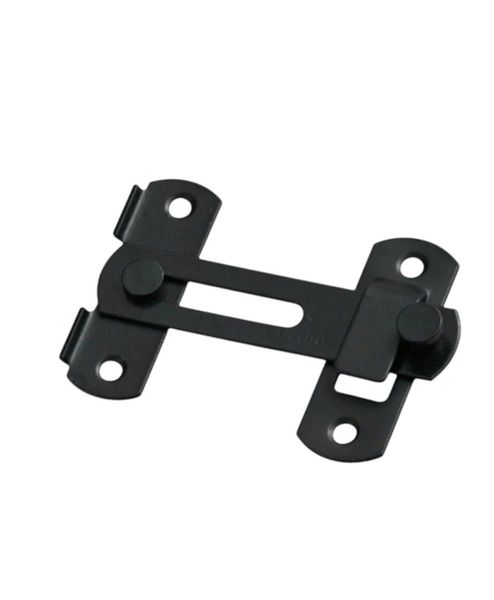 Heavy-Duty Metal Door Lock - Black
