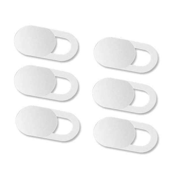 6pc White WebCam Cover for Phone &amp; PC Lens