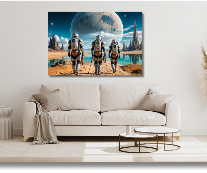 Canvas Wall Art Home Decor - A New Earth 02