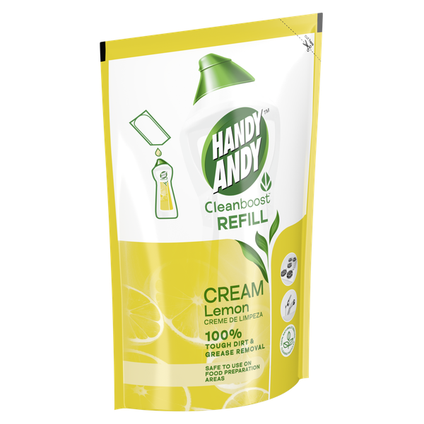 Handy Andy Lemon Fresh Multipurpose Cleaning Cream Refill 750ml