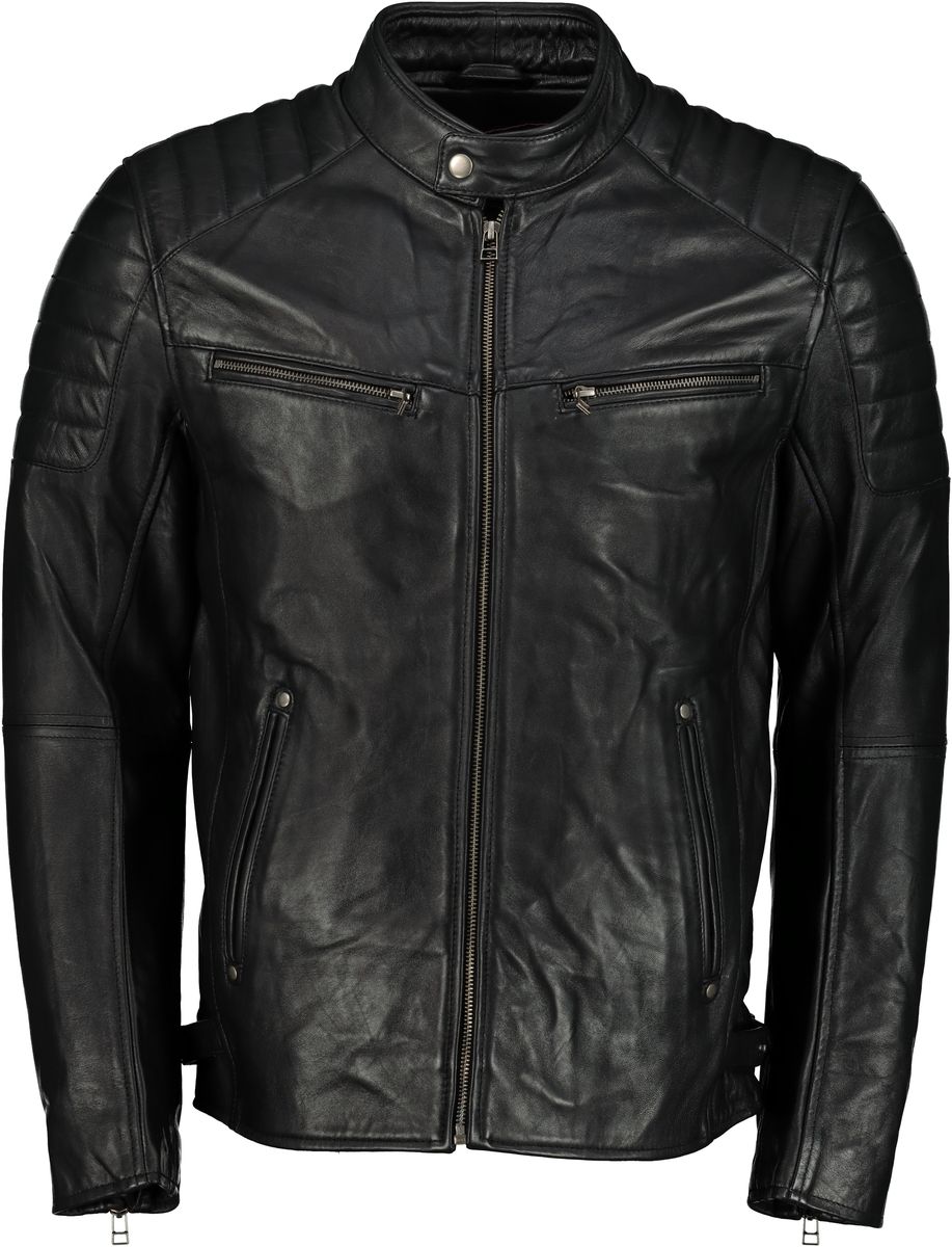 Men's Billy-J Black Leather Jacket | Shop Today. Get it Tomorrow ...