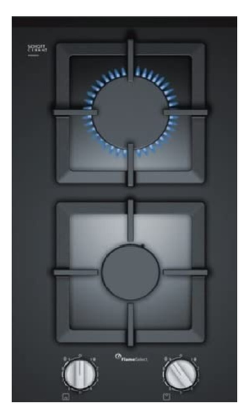 Bosch PSB3A6B20Z -Series 6 Domino Gas Hob Ceramic 30 cm Black