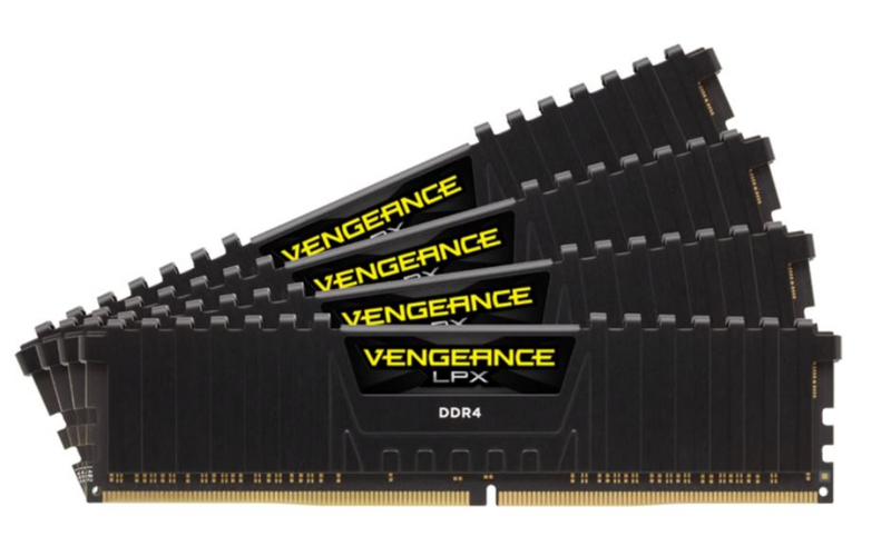 Corsair Vengeance LPX 32GB (4 x 8GB) DDR4 DRAM 2666MHz C16 Memory Kit Black