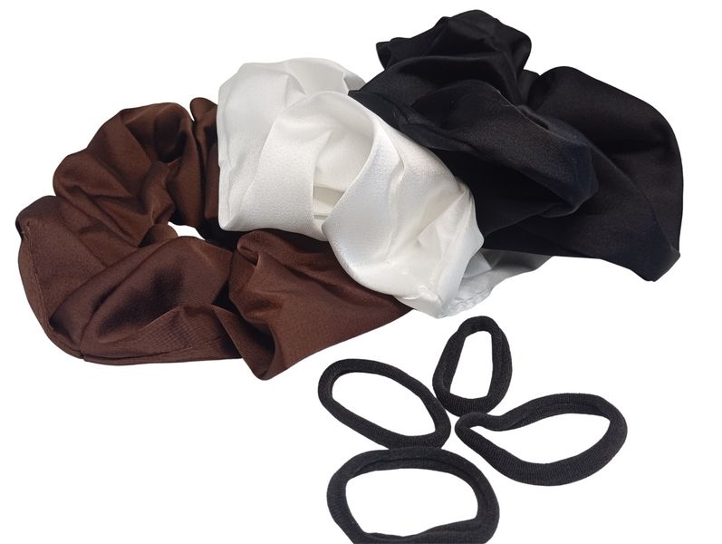 Satin Hair Scrunchies