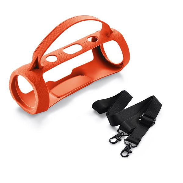 Techme Silicone Protective Case with Straps for JBL Charge Essential 2