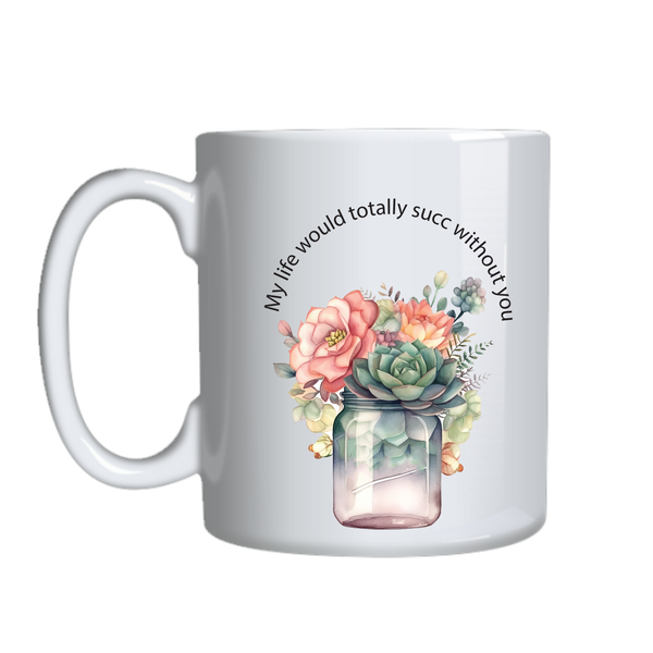 Succ Coffee Mugs for Succulant Lovers Graphic Cup Birthday Present 027