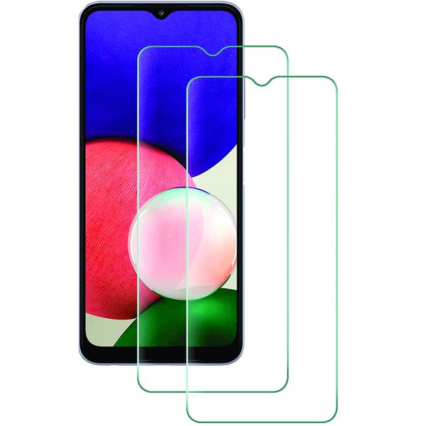 Galaxy A22 5G Screen Protector Guard Tempered Glass - Pack of 2