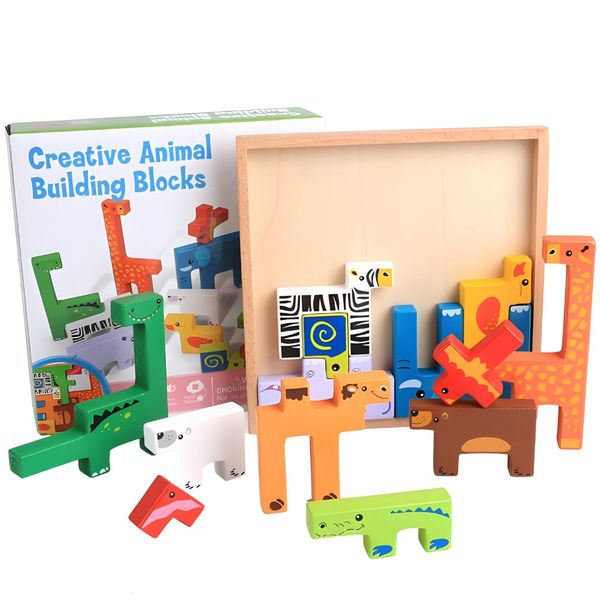 Bea's Choice Creative Animal Building Blocks Puzzle for Kids