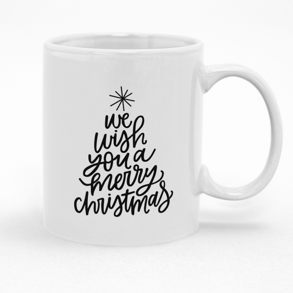We Wish You A Merry Christmas Coffee Cup Mug - Great Gift Idea